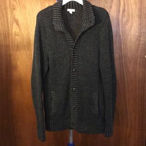 Men’s button down cardigan.
